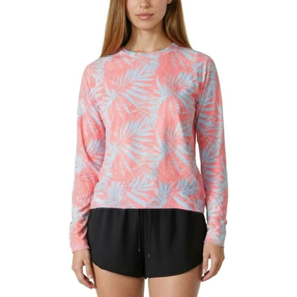 Salt Life Women's Long Sleeve Regular Fit Lightweight XL Crew Neck UV Logo Tee